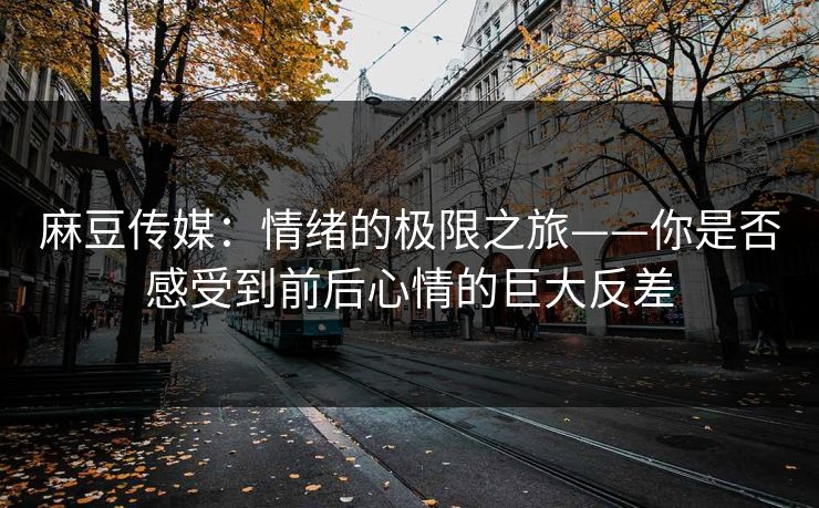 麻豆传媒：情绪的极限之旅——你是否感受到前后心情的巨大反差